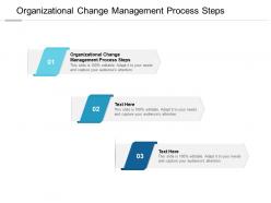 Organizational change management process steps ppt powerpoint styles cpb