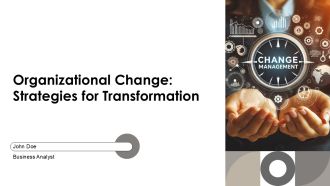 Organizational Change Strategies For Transformation PPT Structure AT