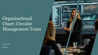 Organizational Chart Circular Management Team PPT Presentation AT
