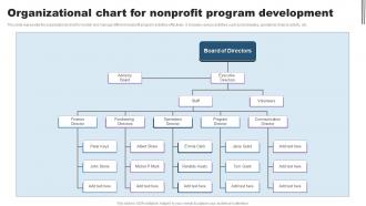 Organizational Chart For Nonprofit Program Development