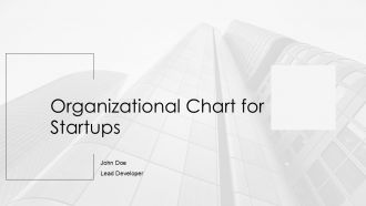 Organizational Chart For Startups PPT Mockup AT