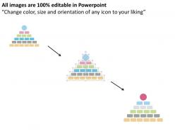 Organizational chart for success flat powerpoint design