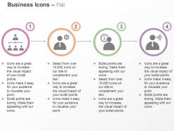 Organizational chart team process management financial news ppt icons graphics