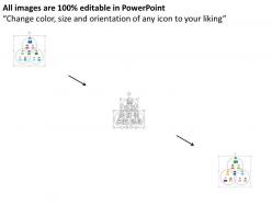Organizational chart venn diagram employee selection process flat powerpoint design