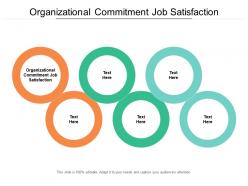 Organizational commitment job satisfaction ppt powerpoint inspiration graphic tips cpb