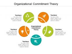 Organizational commitment theory ppt powerpoint presentation ideas deck cpb