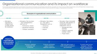 Organizational Communication And Its Impact On Workforce Corporate Communication Strategy