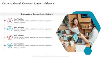 Organizational Communication Network In Powerpoint And Google Slides Cpb