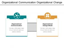 Organizational communication organizational change model perceptual maps marketing cpb