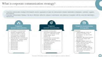 Organizational Communication Strategy To Improve Workplace Environment Complete Deck Unique Downloadable