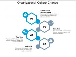 Organizational culture change ppt powerpoint presentation model infographic template cpb