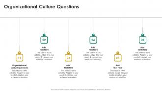 Organizational Culture Questions In Powerpoint And Google Slides Cpb