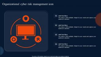 Organizational Cyber Risk Management Icon