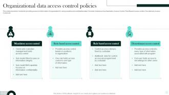 Organizational Data Access Control Policies