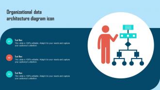 Organizational Data Architecture Diagram Icon