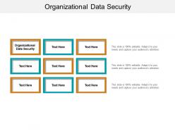 Organizational data security ppt powerpoint presentation layouts design templates cpb