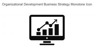Organizational Development Business Strategy Monotone Icon In Powerpoint Pptx Png And Editable Eps Format