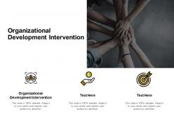Organizational development intervention ppt powerpoint presentation summary graphics cpb