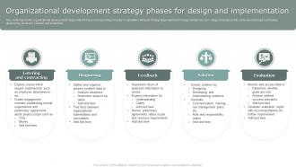 Organizational Development Strategy Phases For Design And Implementation