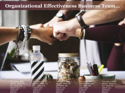 Organizational effectiveness business team actions analysis