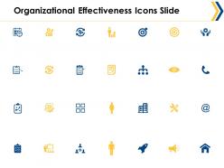 Organizational effectiveness icons slide ppt powerpoint presentation file inspiration