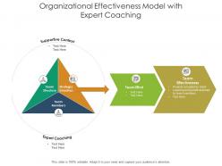 Organizational effectiveness model with expert coaching