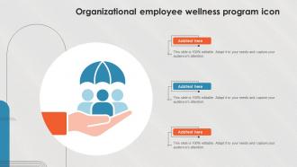 Organizational Employee Wellness Program Icon