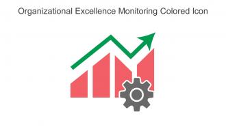 Organizational Excellence Monitoring Colored Icon In Powerpoint Pptx Png And Editable Eps Format