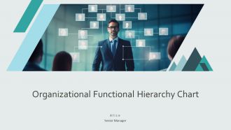 Organizational Functional Hierarchy Chart PPT Presentation AT