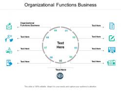 Organizational functions business ppt powerpoint presentation styles icons cpb