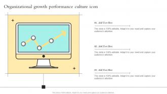 Organizational Growth Performance Culture Icon