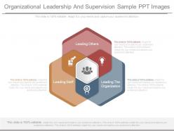 Organizational leadership and supervision sample ppt images