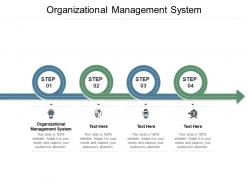 Organizational management system ppt powerpoint presentation gallery cpb