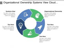 Organizational ownership systems view cloud services mobile services