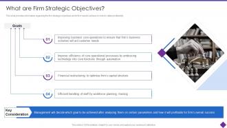Organizational Problem Solving Tool What Are Firm Strategic Objectives