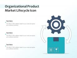 Organizational product market lifecycle icon