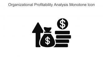 Organizational Profitability Analysis Monotone Icon In Powerpoint Pptx Png And Editable Eps Format