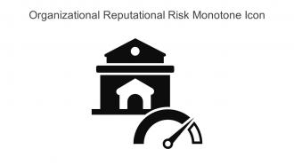 Organizational Reputational Risk Monotone Icon In Powerpoint Pptx Png And Editable Eps Format