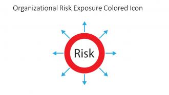 Organizational Risk Exposure Colored Icon In Powerpoint Pptx Png And Editable Eps Format