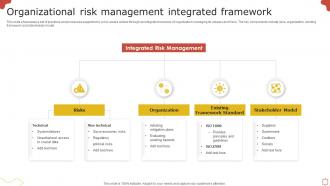 Organizational Risk Management Integrated Framework