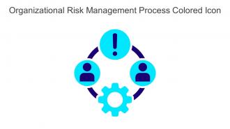 Organizational Risk Management Process Colored Icon In Powerpoint Pptx Png And Editable Eps Format