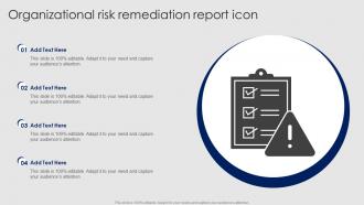 Organizational Risk Remediation Report Icon