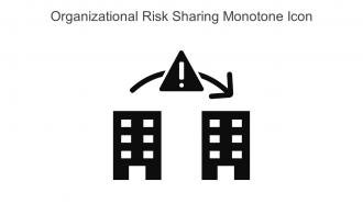 Organizational Risk Sharing Monotone Icon In Powerpoint Pptx Png And Editable Eps Format