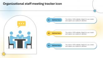 Organizational Staff Meeting Tracker Icon