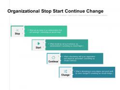 Organizational Stop Start Continue Change