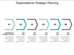 Organizational strategic planning ppt powerpoint presentation slides template cpb
