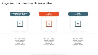 Organizational Structure Business Plan In Powerpoint And Google Slides Cpb