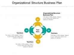Organizational structure business plan ppt powerpoint presentation inspiration background images cpb