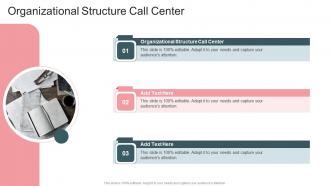 Organizational Structure Call Center In Powerpoint And Google Slides Cpb