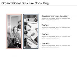 Organizational structure consulting ppt powerpoint presentation gallery background images cpb